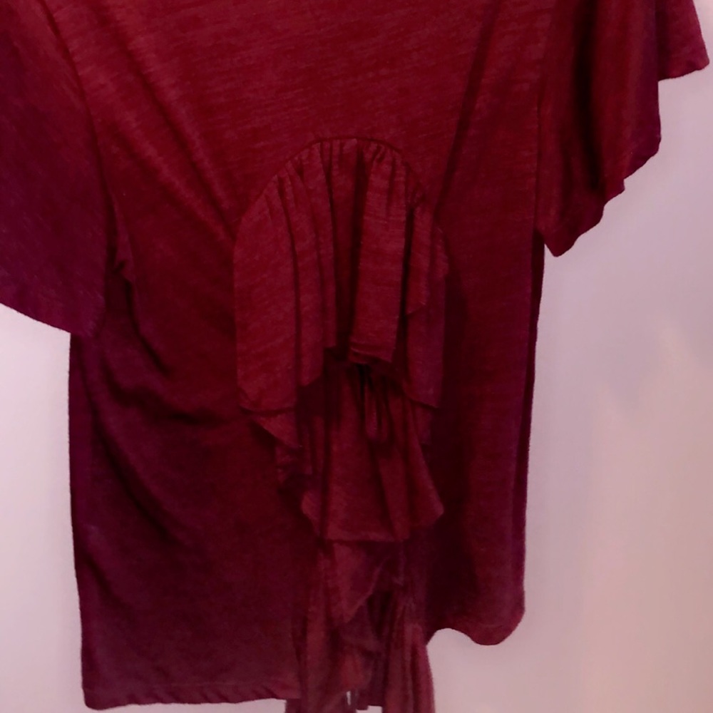 ENDLESS ROSE 🌹 BURGUNDY TEE - Picture 3 of 3